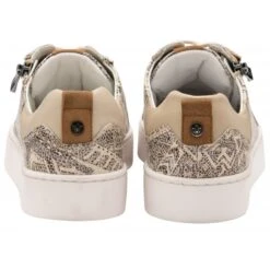 Natural & Tribal-Print Leather Serene Casual Trainers | Stressless By Lotus -Delux Shoes Shop natural tribal print leather serene casual trainers stressless by lotus p13730 33087 medium