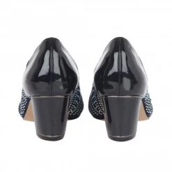 Navy & Diamante Immy Open-Toe Shoes | Lotus -Delux Shoes Shop navy diamante immy open toe shoes lotus p12575 28679 medium