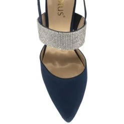 Navy & Diamante Violette Slingback Court Shoes | Lotus -Delux Shoes Shop navy diamante violette slingback court shoes lotus p13725 33060 medium