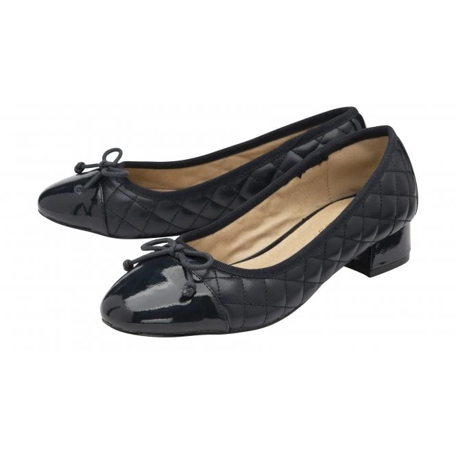 Navy Ivy Ballerina Shoes | Lotus 4 Navy Ivy Ballerina Shoes | Lotus - Image 2
