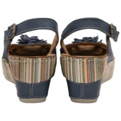 Navy Leather Caria Slingback Shoes | Lotus -Delux Shoes Shop navy leather caria slingback shoes lotus p13701 32923 medium