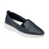 Navy Leather Francesca Slip-On Shoes | Lotus -Delux Shoes Shop navy leather francesca slip on shoes lotus p13225 31385 medium