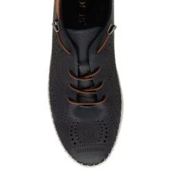 Navy Leather Katya Casual Shoes | Lotus -Delux Shoes Shop navy leather katya casual shoes lotus p13699 33300 medium