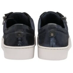Navy Leather & Snake-Print Sky Casual Trainers | Stressless By Lotus -Delux Shoes Shop navy leather snake print sky casual trainers stressless by lotus p13600 32891 medium