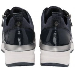 Navy Patent & Leather Sassy Casual Trainers | Stressless By Lotus -Delux Shoes Shop navy patent leather sassy casual trainers stressless by lotus p13457 32378 medium