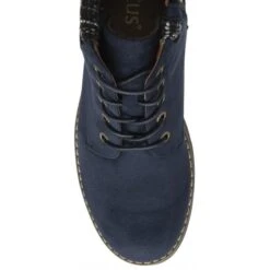 Navy Textile Cedar Ankle Boots | Lotus -Delux Shoes Shop navy textile cedar ankle boots lotus p13477 31967 medium