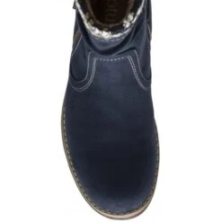 Navy Textile Sandy Zip-Up Ankle Boots | Lotus -Delux Shoes Shop navy textile sandy zip up ankle boots lotus p13421 32363 medium