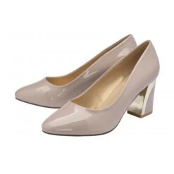 New Products -Delux Shoes Shop nude patent eden court shoes lotus p13625 33110 medium