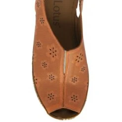 Orange Leather Deniz Wedge Shoes | Lotus -Delux Shoes Shop orange leather deniz wedge shoes lotus p13607 32928 medium
