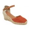 Orange Suede Antonella Espadrille Wedge Shoes | Lotus -Delux Shoes Shop orange suede antonella espadrille wedge shoes lotus p13346 31814 medium