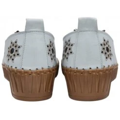 Pale Blue Leather Kristen Slip-On Shoes | Lotus -Delux Shoes Shop pale blue leather kristen slip on shoes lotus p13745 33163 medium