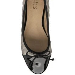 Pewter & Black Ivy Ballerina Shoes | Lotus -Delux Shoes Shop pewter black ivy ballerina shoes lotus p13738 33144 medium