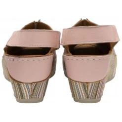 Pink Leather Deniz Wedge Shoes | Lotus -Delux Shoes Shop pink leather deniz wedge shoes lotus p13704 32935 medium