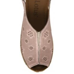 Pink Leather Deniz Wedge Shoes | Lotus -Delux Shoes Shop pink leather deniz wedge shoes lotus p13704 32936 medium