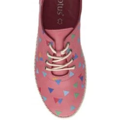 Pink Leather Kay Lace-Up Shoes | Lotus -Delux Shoes Shop pink leather kay lace up shoes lotus p13764 33216 medium