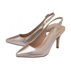 Delux Shoes Shop -Delux Shoes Shop pink pearl patent remy slingback court shoes lotus p13714 32994 medium