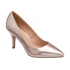 Pink Pearl Patent Roma Court Shoes | Lotus