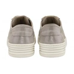 Pink Shimmer Leather Sylvia Lace-Up Trainers | Stressless By Lotus -Delux Shoes Shop pink shimmer leather sylvia lace up trainers stressless by lotus p13221 31626 medium