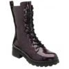 Purple Patent Delaney Mid-Calf Boots | Lotus