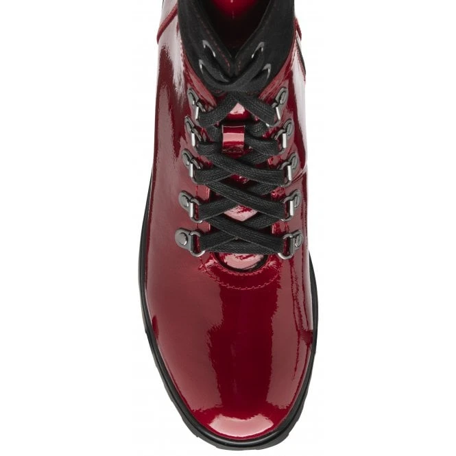 Red Patent Alder Zip-Up Ankle Boots | Lotus 6 Red Patent Alder Zip-Up Ankle Boots | Lotus - Image 4