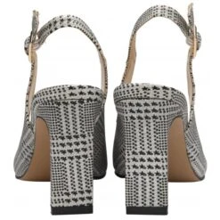 Silver Check Print Oti Slingback Court Shoes | Lotus 8 Silver Check Print Oti Slingback Court Shoes | Lotus -Delux Shoes Shop silver check print oti slingback court shoes lotus p13768 33223 medium