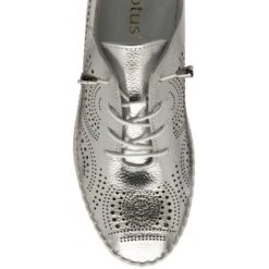 Silver Leather Katya Casual Shoes | Lotus -Delux Shoes Shop silver leather katya casual shoes lotus p13696 33296 medium