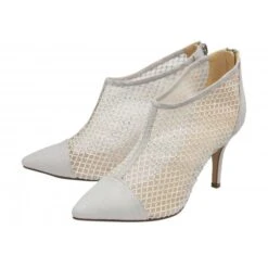 Delux Shoes Shop -Delux Shoes Shop silver textile alexandra shoe boots lotus p13527 31877 medium