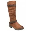 Tan & Brown Robin Knee High Boots | Lotus -Delux Shoes Shop tan brown robin knee high boots lotus p13098 30825 medium