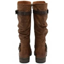 Tan & Brown Robin Knee High Boots | Lotus -Delux Shoes Shop tan brown robin knee high boots lotus p13098 30827 medium