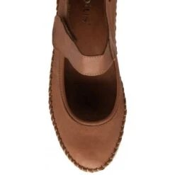 Tan Leather Keryn Flat Shoes | Lotus -Delux Shoes Shop tan leather keryn flat shoes lotus p13751 33312 medium