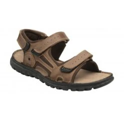 Tan Leather Noah Strap Sandals | Lotus
