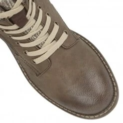 Taupe Nancy Zip-Up Ankle Boots | Lotus Relife -Delux Shoes Shop taupe nancy zip up ankle boots lotus relife p12334 27727 medium