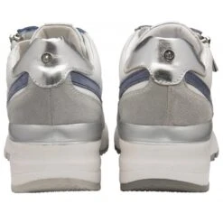 White & Blue Leather Sammie Casual Trainers | Stressless By Lotus -Delux Shoes Shop white blue leather sammie casual trainers stressless by lotus p13728 33079 medium