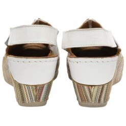 White Leather Deniz Wedge Shoes | Lotus -Delux Shoes Shop white leather deniz wedge shoes lotus p13703 32931 medium