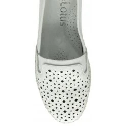 White Leather Francesca Slip-On Shoes | Lotus 9 White Leather Francesca Slip-On Shoes | Lotus -Delux Shoes Shop white leather francesca slip on shoes lotus p13268 31272 medium