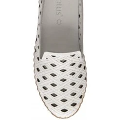 White Leather Karson Slip-On Shoes | Lotus -Delux Shoes Shop white leather karson slip on shoes lotus p13630 33168 medium