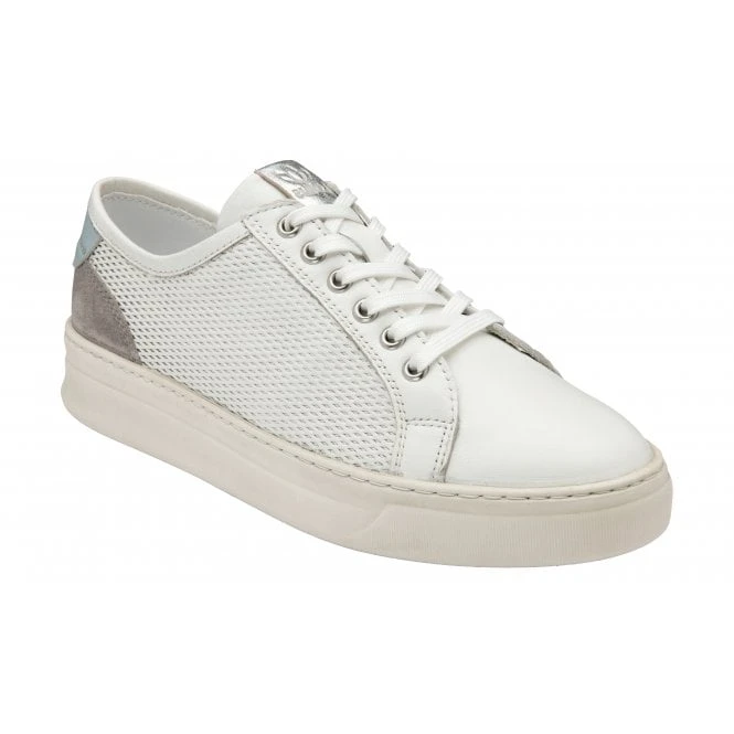 White Leather Sylvia Lace-Up Trainers | Stressless By Lotus 3 White Leather Sylvia Lace-Up Trainers | Stressless By Lotus