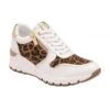 White & Leopard-Print Shola Zip-Up Casual Trainers | Stressless By Lotus -Delux Shoes Shop white leopard print shola zip up casual trainers stressless by lotus p12989 30435 medium