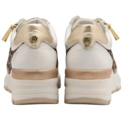 White & Leopard-Print Shola Zip-Up Casual Trainers | Stressless By Lotus 8 White & Leopard-Print Shola Zip-Up Casual Trainers | Stressless By Lotus -Delux Shoes Shop white leopard print shola zip up casual trainers stressless by lotus p12989 30437 medium