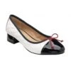 White, Navy & Red Ivy Ballerina Shoes | Lotus -Delux Shoes Shop white navy red ivy ballerina shoes lotus p13627 33133 medium