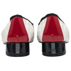 White, Navy & Red Ivy Ballerina Shoes | Lotus -Delux Shoes Shop white navy red ivy ballerina shoes lotus p13627 33135 medium